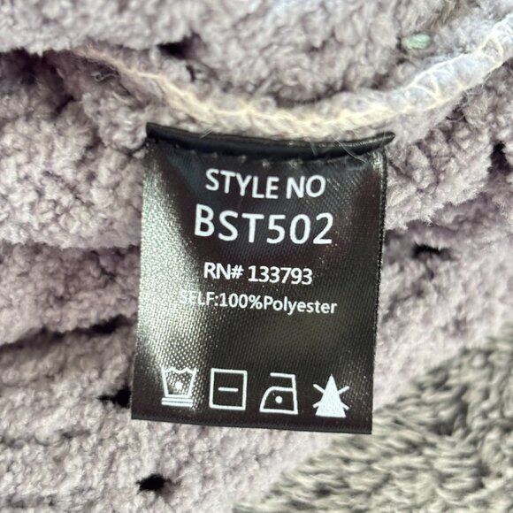 Pol Color Pop Womens Chunky Knit Striped Sweater Chenille Oversized Large 19231 - Picture 7 of 11